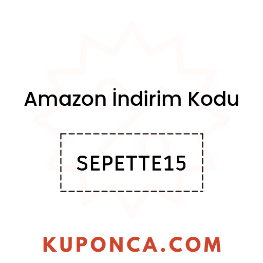 Amazon İndirim Kodu - SEPETTE15