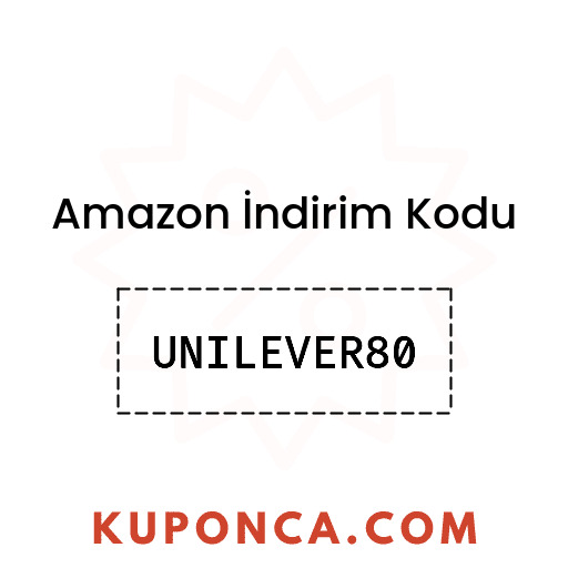 Amazon İndirim Kodu - UNILEVER80