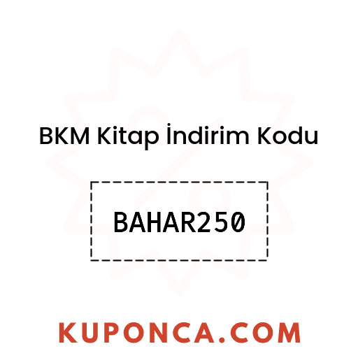 BKM Kitap İndirim Kodu - BAHAR250