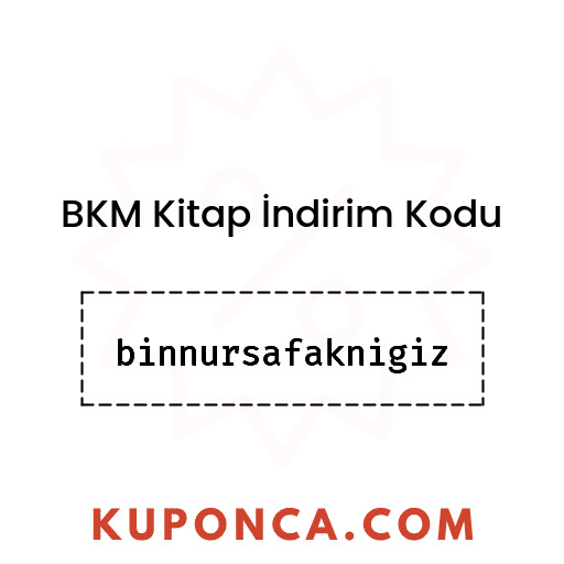 BKM Kitap İndirim Kodu - binnursafaknigiz