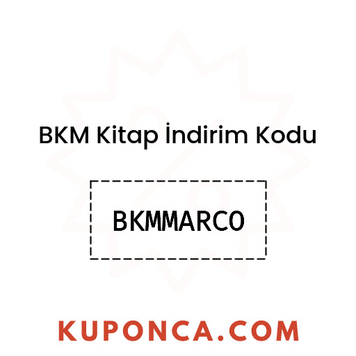 BKM Kitap İndirim Kodu - BKMMARCO