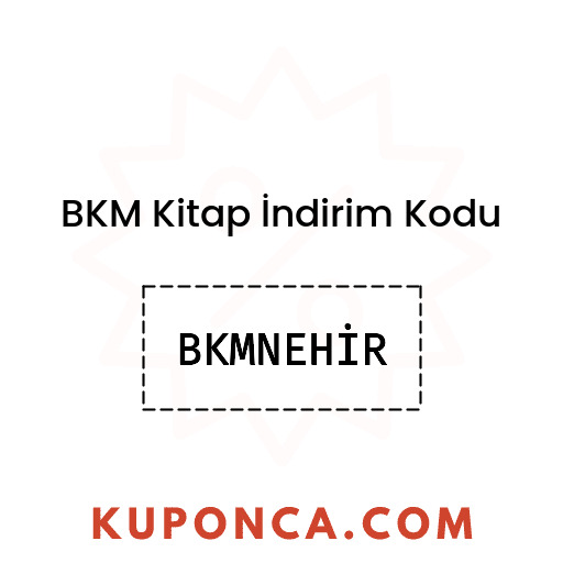 BKM Kitap İndirim Kodu - BKMNEHİR