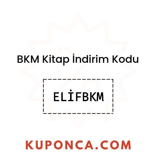 BKM Kitap İndirim Kodu - ELİFBKM