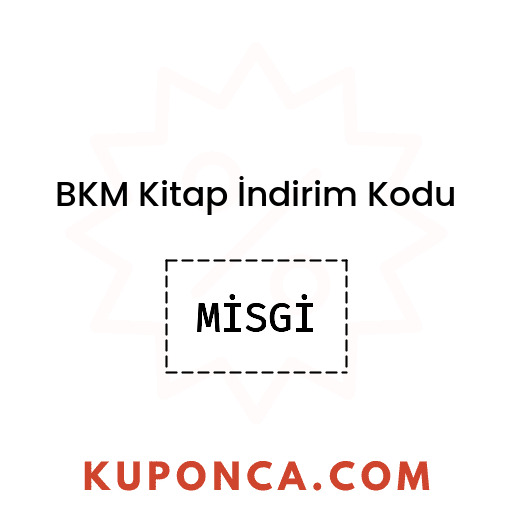 BKM Kitap İndirim Kodu - MİSGİ