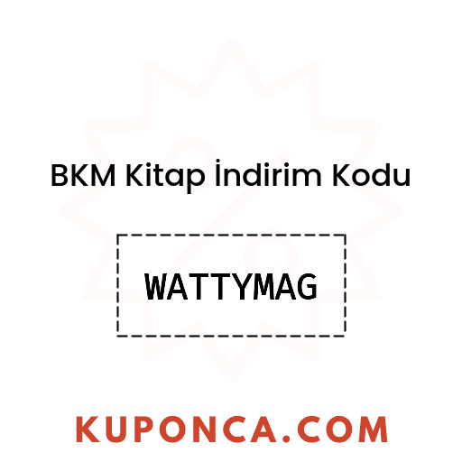 BKM Kitap İndirim Kodu - WATTYMAG