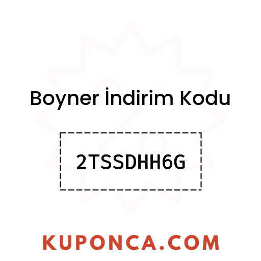 Boyner İndirim Kodu - 2TSSDHH6G