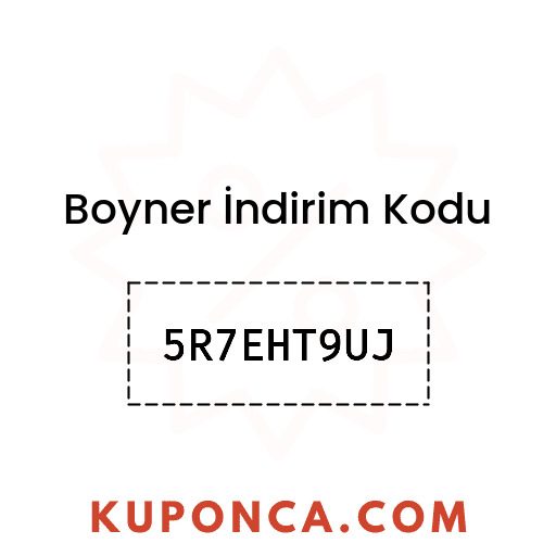 Boyner İndirim Kodu - 5R7EHT9UJ