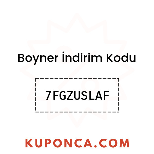 Boyner İndirim Kodu - 7FGZUSLAF