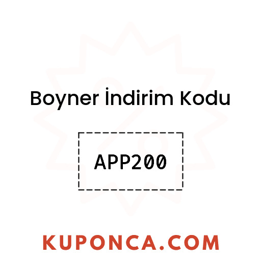 Boyner İndirim Kodu - APP200