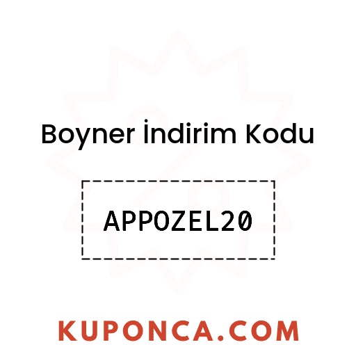 Boyner İndirim Kodu - APPOZEL20