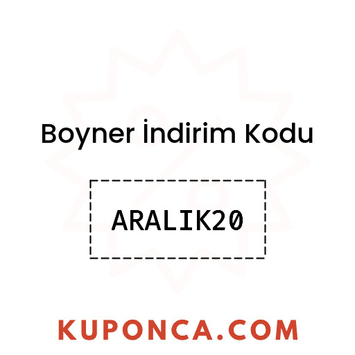 Boyner İndirim Kodu - ARALIK20