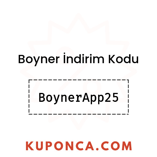 Boyner İndirim Kodu - BoynerApp25