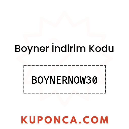 Boyner İndirim Kodu - BOYNERNOW30