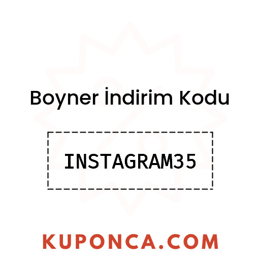 Boyner İndirim Kodu - INSTAGRAM35