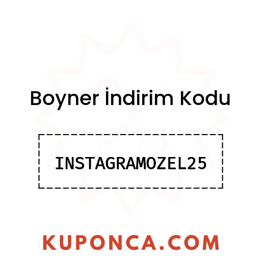 Boyner İndirim Kodu - INSTAGRAMOZEL25