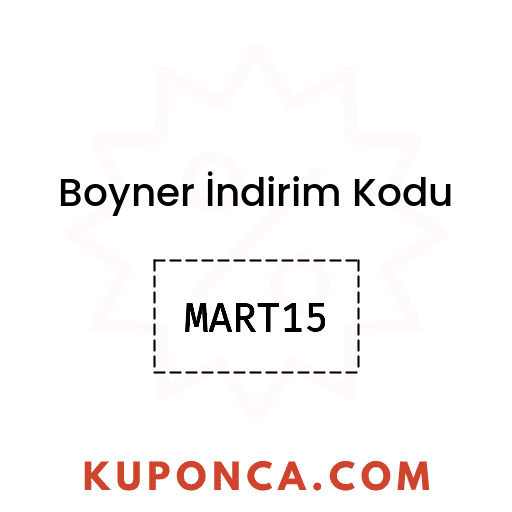 Boyner İndirim Kodu - MART15