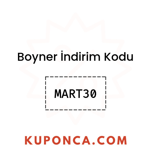 Boyner İndirim Kodu - MART30