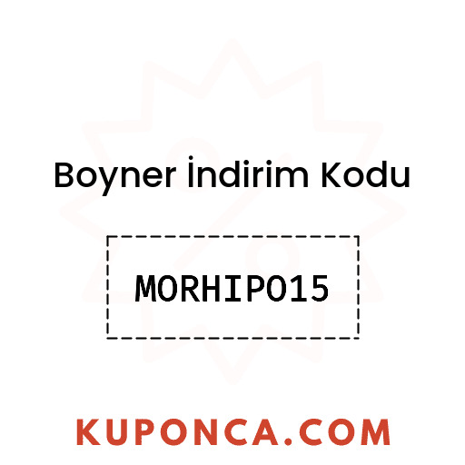 Boyner İndirim Kodu - MORHIPO15