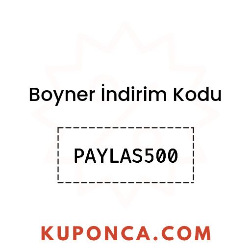 Boyner İndirim Kodu - PAYLAS500