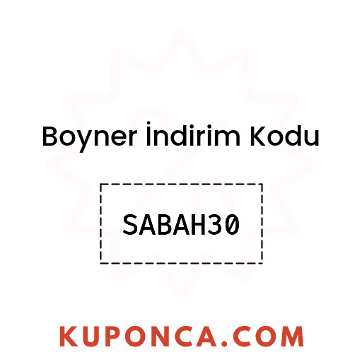 Boyner İndirim Kodu - SABAH30