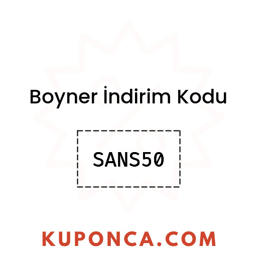 Boyner İndirim Kodu - SANS50