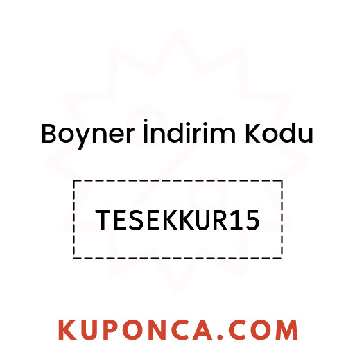 Boyner İndirim Kodu - TESEKKUR15