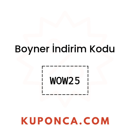 Boyner İndirim Kodu - WOW25