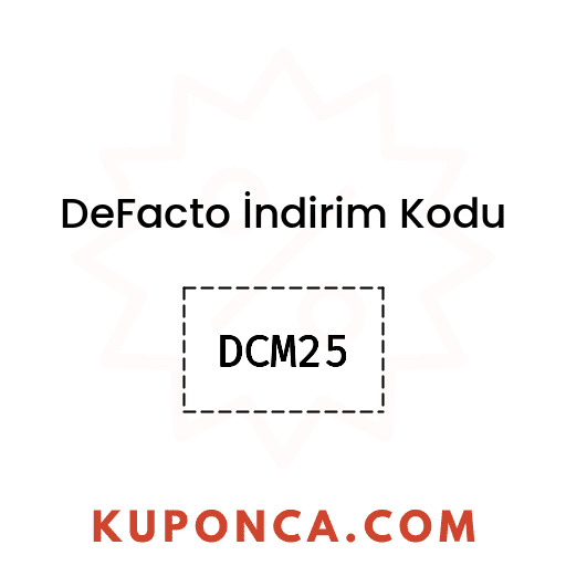 DeFacto İndirim Kodu - DCM25