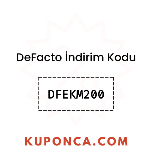 DeFacto İndirim Kodu - DFEKM200