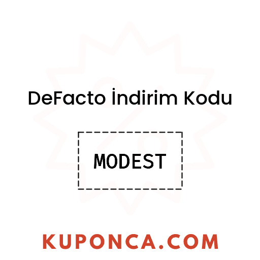 DeFacto İndirim Kodu - MODEST