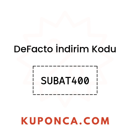 DeFacto İndirim Kodu - SUBAT400