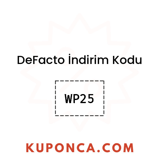 DeFacto İndirim Kodu - WP25