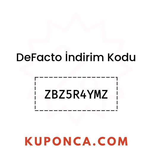 DeFacto İndirim Kodu - ZBZ5R4YMZ