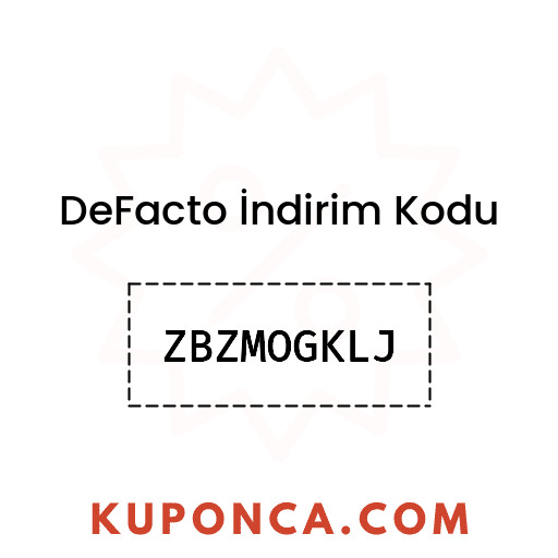 DeFacto İndirim Kodu - ZBZMOGKLJ