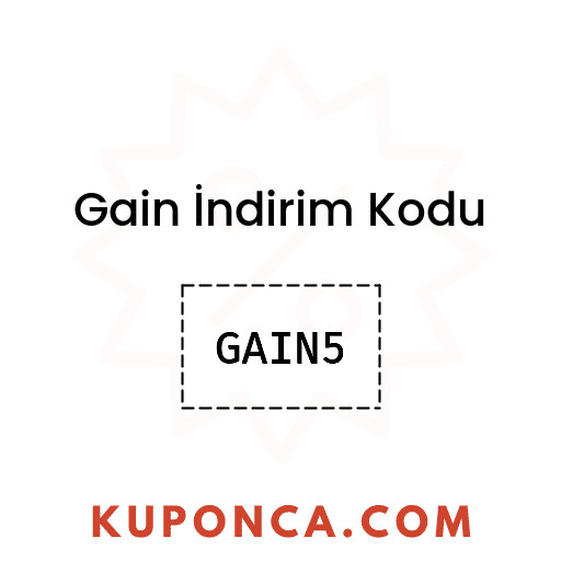 Gain İndirim Kodu - GAIN5