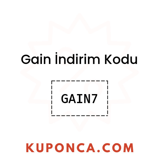 Gain İndirim Kodu - GAIN7