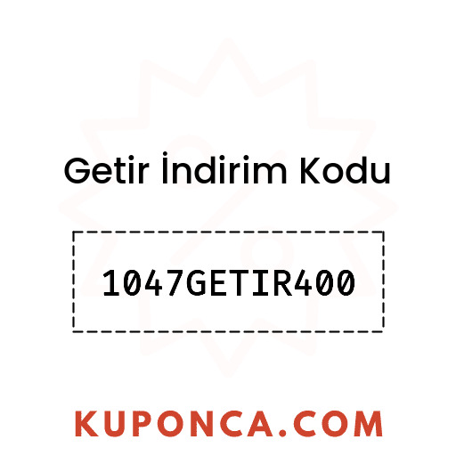 Getir İndirim Kodu - 1047GETIR400