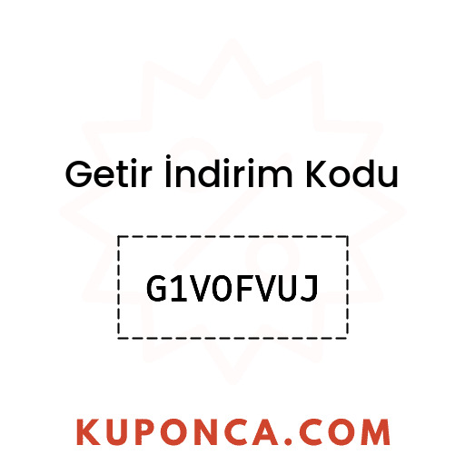 Getir İndirim Kodu - G1VOFVUJ