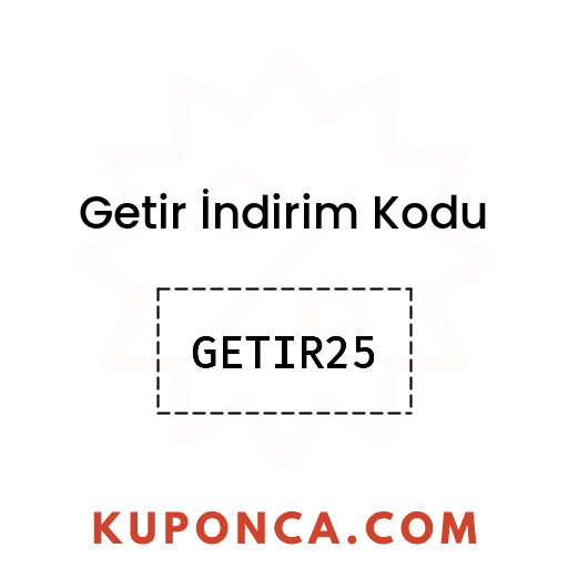 Getir İndirim Kodu - GETIR25