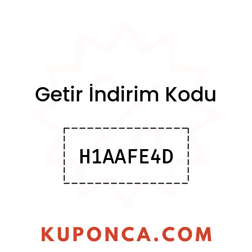 Getir İndirim Kodu - H1AAFE4D