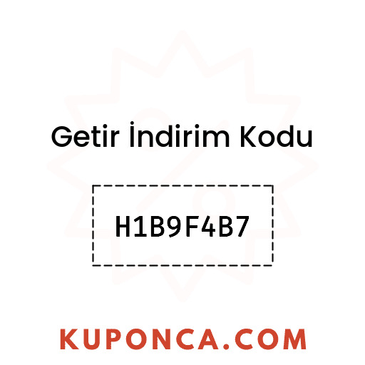 Getir İndirim Kodu - H1B9F4B7