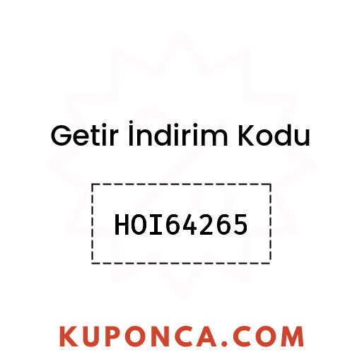 Getir İndirim Kodu - HOI64265