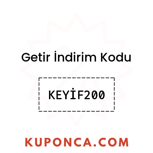 Getir İndirim Kodu - KEYİF200