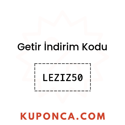 Getir İndirim Kodu - LEZIZ50