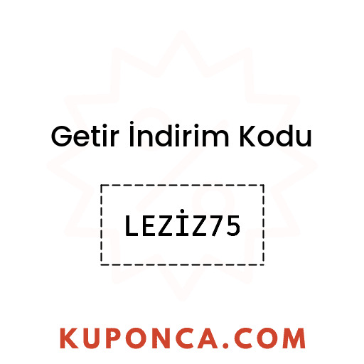 Getir İndirim Kodu - LEZİZ75