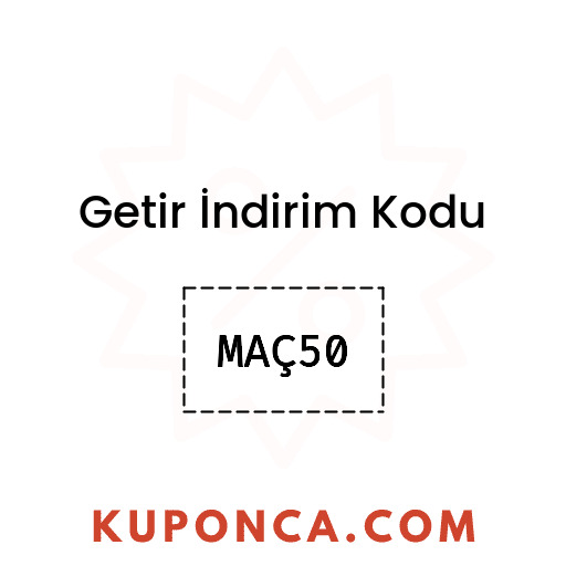 Getir İndirim Kodu - MAÇ50