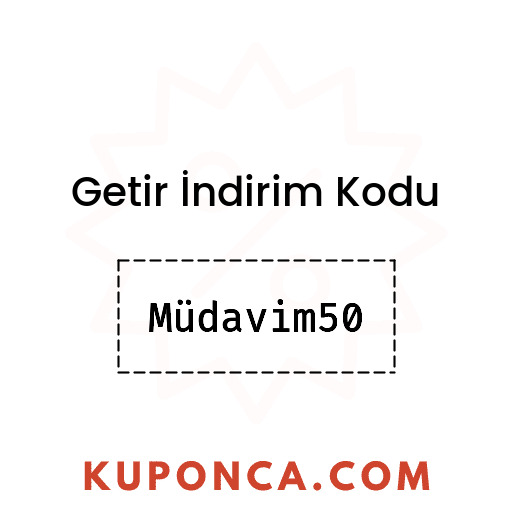 Getir İndirim Kodu - Müdavim50