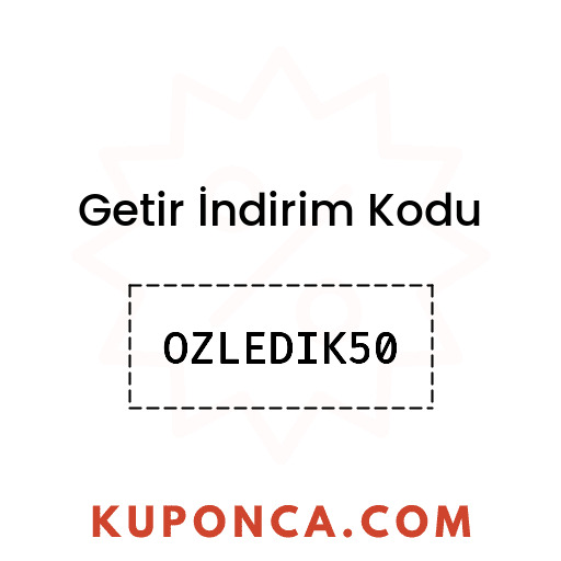 Getir İndirim Kodu - OZLEDIK50