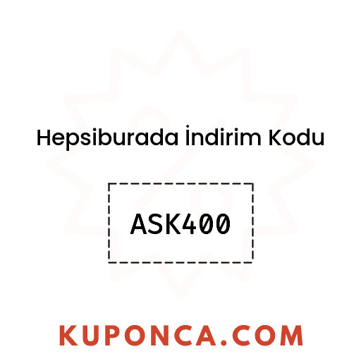 Hepsiburada İndirim Kodu - ASK400