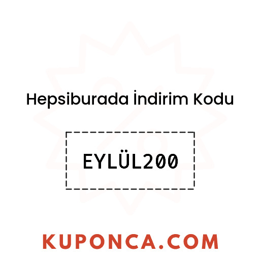 Hepsiburada İndirim Kodu - EYLÜL200